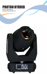 RASHA PROFESSIONAL PHOTON HYBRID Quick User Manual