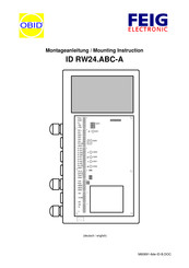FEIG Electronic ID RW24.ABC-A Mounting Instruction