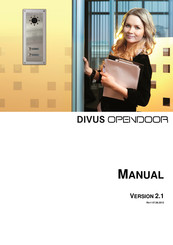 Divus OPENDOOR Manual