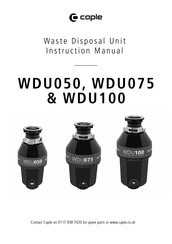 Caple WDU100 Instruction Manual