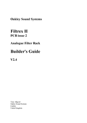 Oakley Filtrex II Builder's Manual