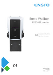 ensto EVB203E Series Installation Instructions Manual
