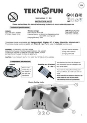 Teknofun 811 364 Instruction Sheet