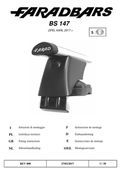 FARADBARS BS 147 Manual