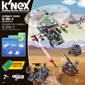 K Nex Combat Crew 5 In 1 Building Set Manuals Manualslib