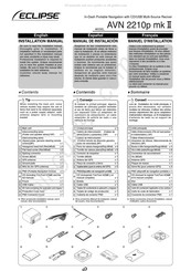 Eclipse AVN2210p mk II Installation Manual