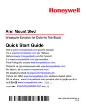 Honeywell Arm Mount Sled Quick Start Manual