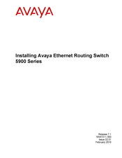 Avaya 5928GTS-uPWR Installing