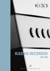 KiSS DP-558 Manual