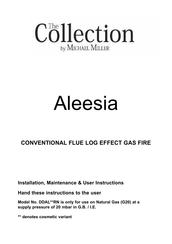 The Collection By Michael Miller Aleesia DDAL RN Series Installation, Maintenance & User Instructions