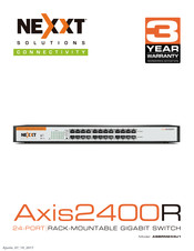 Nexxt Axis2400R Manual