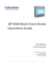 CyberData 011376 Operation Manual