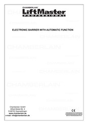 Chamberlain LiftMaster PROFESSIONAL BARL6-LE Manual