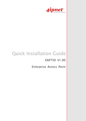4Ipnet EAP750 V1.00 Quick Installation Manual