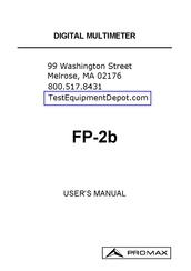 Promax FP-2b User Manual