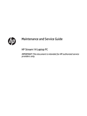 HP Stream 14 Maintenance And Service Manual