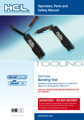 HCL Smart Band SM-FT-1000 Operation, Parts And Safety Manual