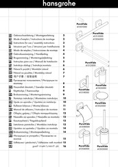 Hans Grohe PuraVida 41504000 Instructions For Use/Assembly Instructions