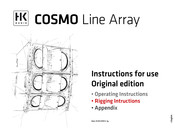 Hk Audio COSMO Series Instructions For Use Manual