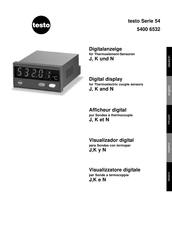 TESTO 5400 6532 Manual