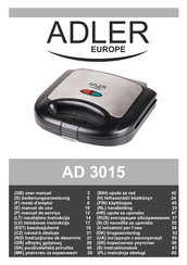Adler AD 3015 User Manual