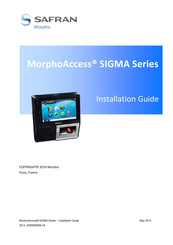 Safran MA SIGMA iCLASS Installation Manual