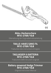 Jumbo M1E-270A/10.8 Original Instruction Manual