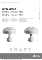 SOMFY animeo Connect Weather Station M10 Installation Manual