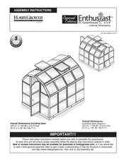 HobbyGrower Special Edition Enthusiast Assembly Instructions Manual
