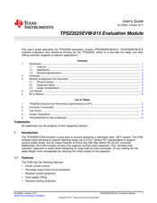Texas Instruments TPS23525EVM-815 User Manual