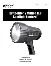 Wagan Brite-Nite 2 Million LED Spotlight Lantern User Manual