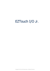 AVG EZTouch I/O Jr. Manual