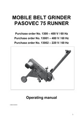 N.KO PASOVEC 75 RUNNER Operating Manual