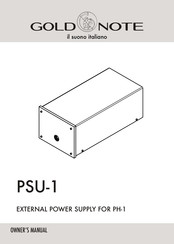 Gold Note PSU-1 Owner's Manual