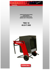 THERMOBILE TBD 18 User Manual
