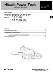 Hitachi CS 33EB Service Manual