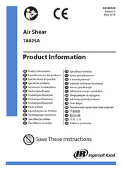 Ingersoll Rand 7802SA Product Information