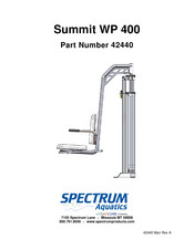 Playcore Spectrum Aquatics Summit WP 400 Manual