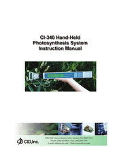 CID CI-340 Instruction Manual