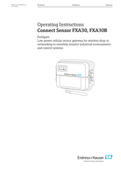 Endress+Hauser Connect Sensor FXA30 Operating Instructions Manual