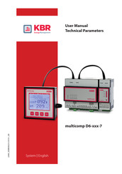 KBR multicomp D6 7 Series User Manual Technical Parameters