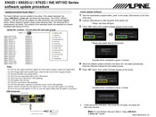 Alpine XXL Premium X902D-ID Software Update Procedure