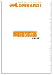 Amplificazioni Lombardi LCOMP2 Manual