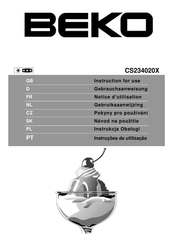 Beko CS234020X Instructions For Use Manual