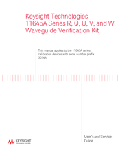 Keysight Technologies 11645A Series User's And Service Manual