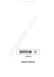 Barco DATA 8200 Owner's Manual