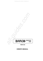 Barco Graphics 9200 Owner's Manual
