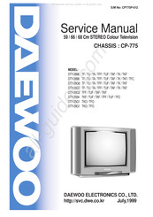 Daewoo DTY-2896 TU Service Manual