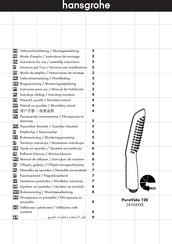 Hans Grohe PuraVida 120 28568 Series Instructions For Use/Assembly Instructions