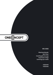 oneConcept WS-3500 Manual